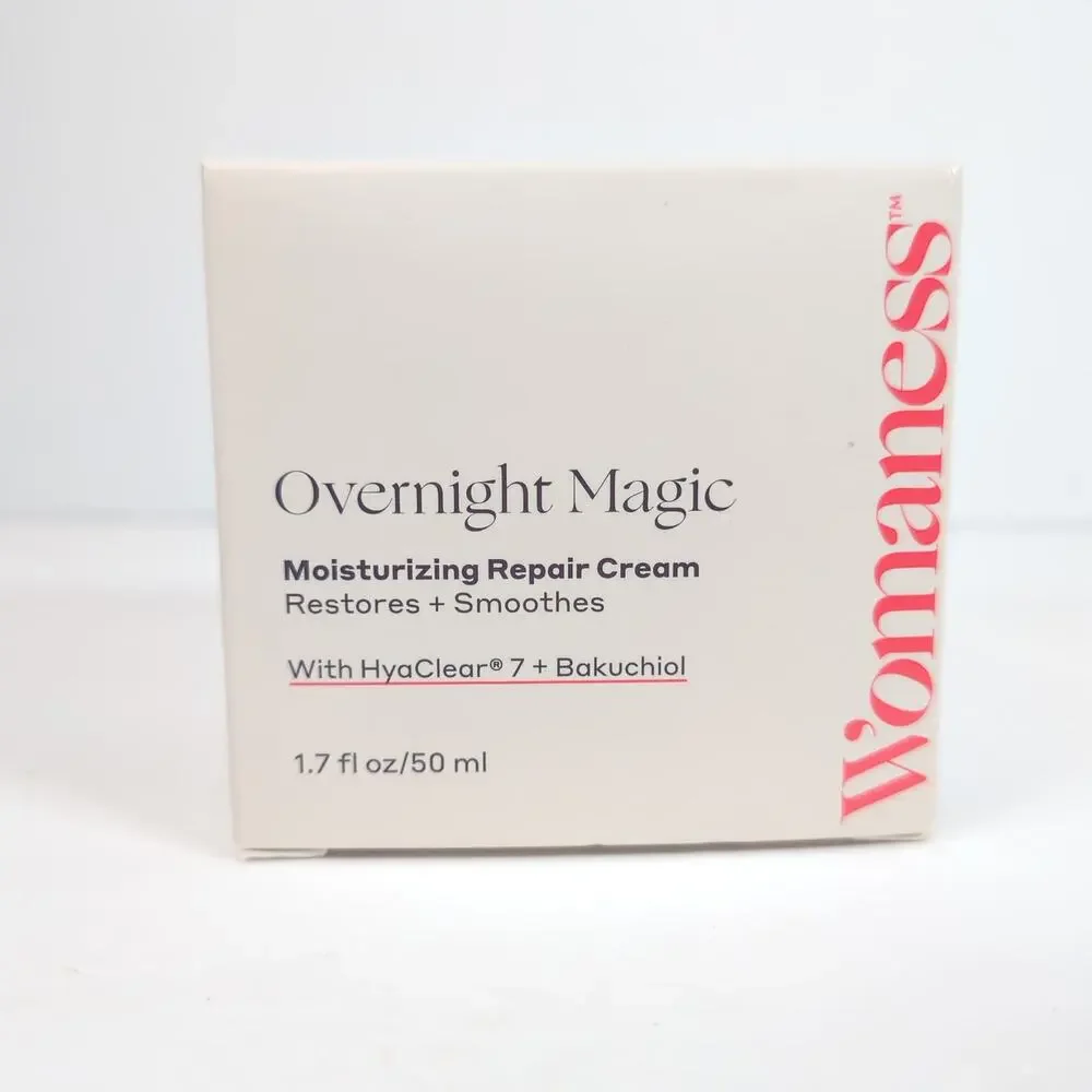 Womaness Overnight Magic Moisturizing Repair Cream HydraClear 7 + Bakuchiol New